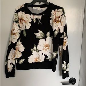 Floral long sleeve top